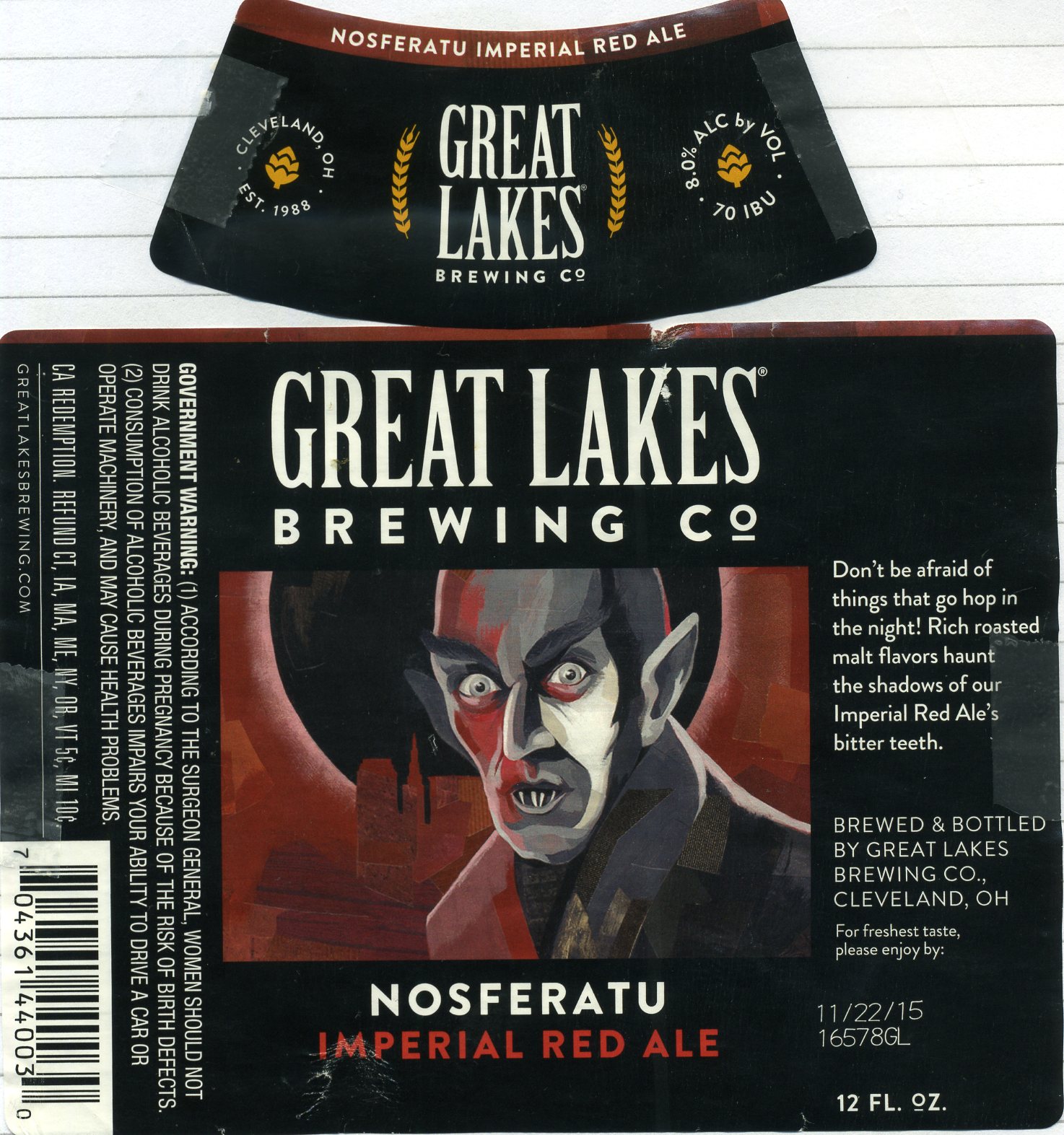 Nosferatu Imperial Red A - graet taste, banality label...